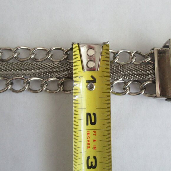 Fancy Metal Chain Mesh Waist Belt, Chain Belt, Sz Large/ X-Large - Picture 10 of 10